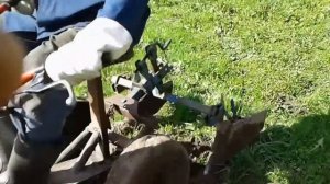 Тест-драйв самодельного адаптера для мотоблока МТЗ