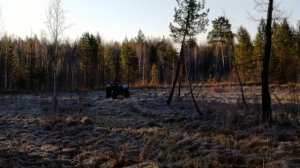 На трицикле по болоту первая кочка 2020г.