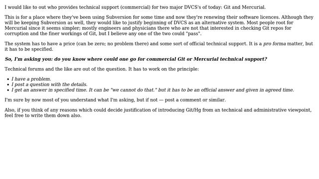 Software Engineering: Where to find Hg/Git technical support? (3 Solutions!!) смотреть онлайн