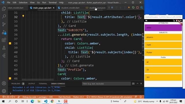 Flutter Lecture 13 json parsing part 2 winter series | flutter tutorial in Hindi/Urdu смотреть онлайн