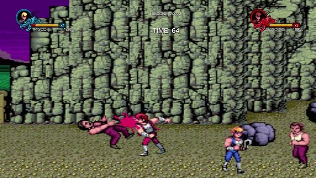 Double Dragon Trilogy Часть I КООП КОММЕНТАРИИ Полное прохождение FHD PC 2021.avi