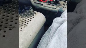 Замена тнвд и топливных форсунок на Mercedes Actros MP1 OM502 v8