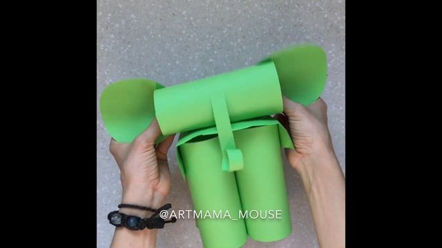 Радужные слоники. Поделки из бумаги смотреть онлайн