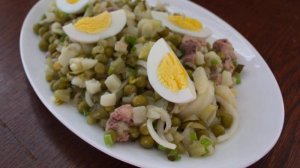 Салат из печени трески консервированной. Вкусный рецепт