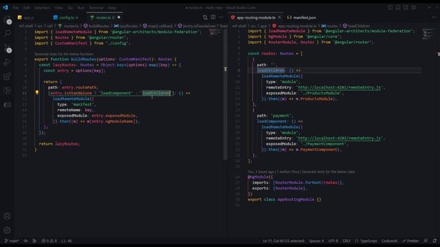 MICRO - FRONTEND Angular y Module Federation, carga dinámica de MF ?