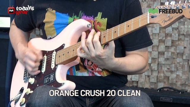 다른 태생의 20와트 앰프 비교!! FENDER FRONTMAN 20 Vs ORANGE CRUSH 20 #악기비교 #기타앰프 #투데이스기어 #프리버드 #펜더앰프#오렌지앰프 #도중