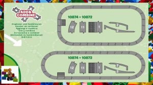 LEGO instructions - DUPLO - Trains - 10872 - Train Bridge and Tracks