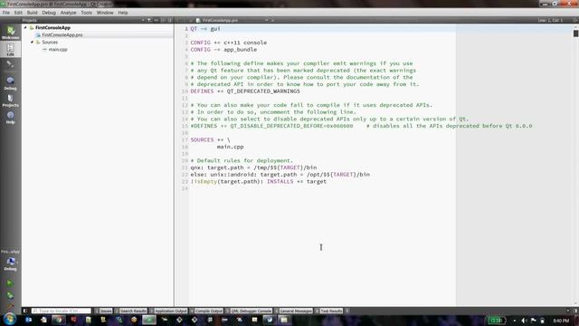 How to create a console application in Qt Creator смотреть онлайн