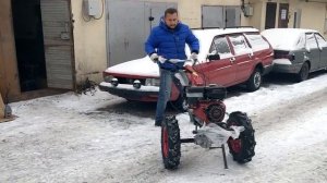 Обзор мотоблока Weima WM1100D-6 (демонстрация разблокираторов).