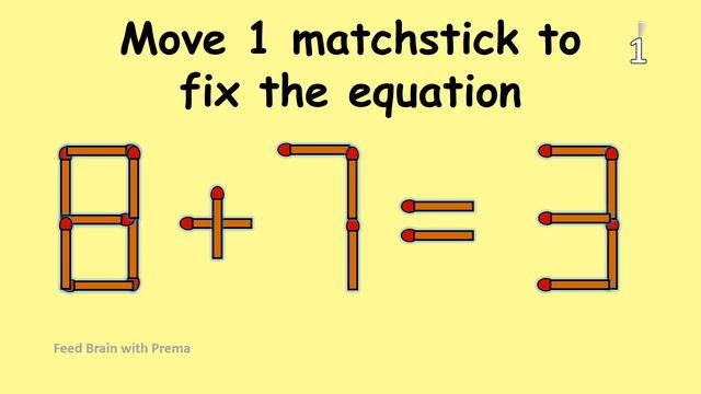 8-2=82 turn this wrong equation into correct | Match stick puzzle #208 | Puzzles with Answer