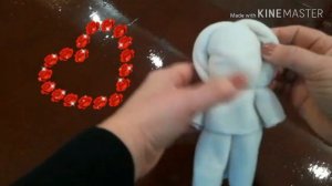 МИШКА из салфетки ?Как оригинально подарить полотенце