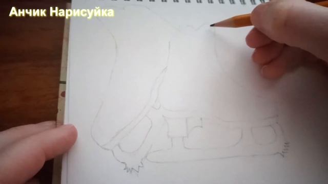 Нарисовать Фигурные Коньки Поэтапно To Draw Figure Skates In Stages. смотреть онлайн