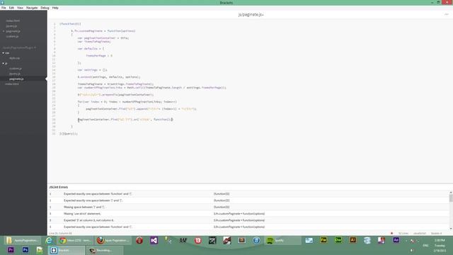 Jquery Pagination Tutorial plugin, Javascript pagination tutorial Plugin Simple pt.4/6