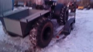 БОЛОТОХОД Каракат ЗИС 5 погрузка в бездорожье