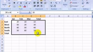 Excel Grand Totals With One Click