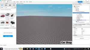 Как Сделать Магазин Машин (Уроки по ROBLOX STUDIO)