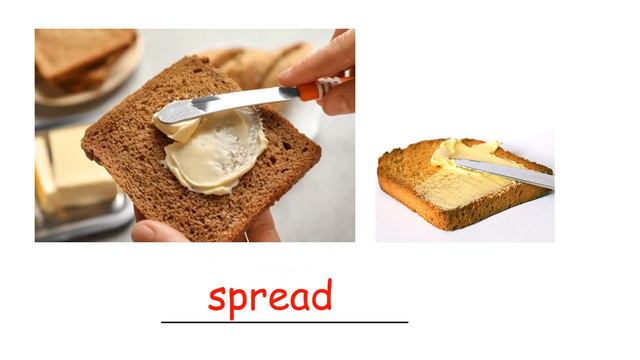 kitchen and cooking verbs