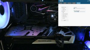 Adjusting lighting on the Sapphire Radeon Nitro+ RX 5700 XT 8GB OC and more