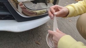Антихром Лады Весты (всего за 300рублей) жидкой резиной. Будни Тазавода.