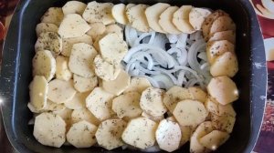 Курица в сливках с картофелем в духовке