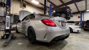 2020 Mercedes C63 AMG M177 cold start w/ SMS Downpipes