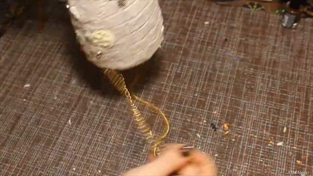 Декорирование бутылки из папье маше. Мастер класс по быстрому смотреть онлайн