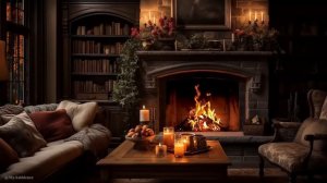 ?Cozy Fireside Ambiance with Palette Overture - Enchanted Autumn's Prelude