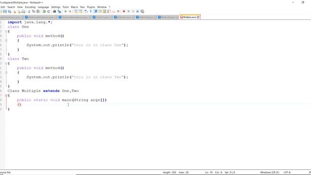 Why Multiple Inheritance not supported in java? смотреть онлайн