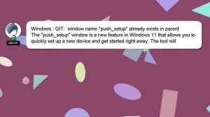 Windows : GIT: `window name "push_setup" already exists in parent