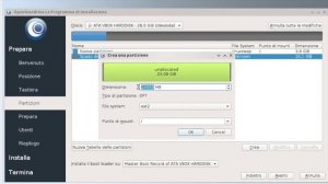 OpenMandriva Lx3 Alpha1 Install process (Italian)