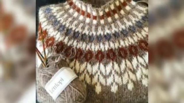 Показ моделей лопапейса и схемы жаккарда для круглой кокетки.
