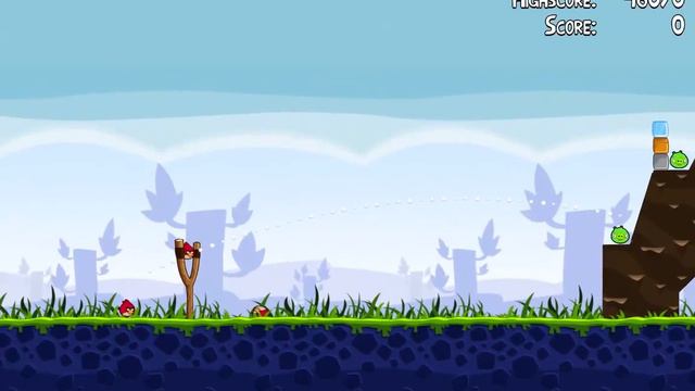 Angry Birds - Mac Game Golden egg 6 walkthrough level 1-8 the chest ★★★★★