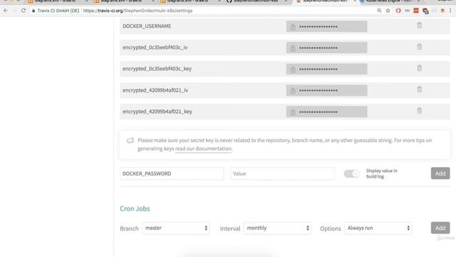 223 Kubernetes Running Tests with Travis