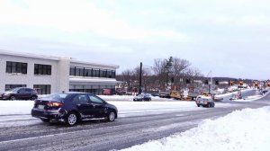 Snowfall in Boston, USA!!!! 15 inches of snow in a small town in america!!!!