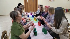 17.02.2023.🔥"Веселые стаканчики" 👌💕 Мастер-класс для педагогов по обучению игры   на стаканчиках😉