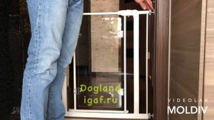 Ворота безопасности для детей и собак  Dogland DG011 Crystal