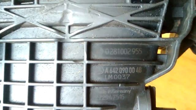 Расходомер воздуха Мерседес A6420900048 Bosch 0281002955 OM642 смотреть онлайн