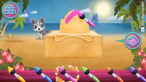 Забавный и Познавательный Мультик Игра для Детей Miss Hollywood Отпуск