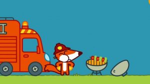 Мультик Пожарный Лис - Истории Панго для детей про зверят