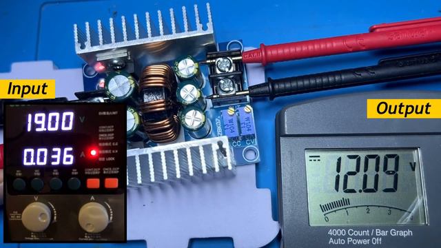 SZBK07 300W 20A Buck converter 1.2V to 36V with adjustable Constant voltage and Constant Current смотреть онлайн