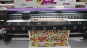 Сольвентный плоттер Mimaki SWJ-320. Печать на постерной бума