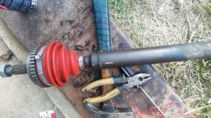 Лада Гранта FL. Замена наружного пыльника шруса на Ладе Гранте Замена масла в КПП на Ладе Гранте