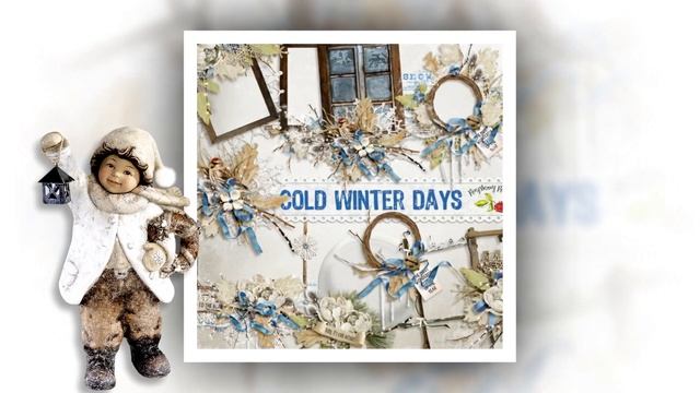 1 Скрап-набор Cold Winter Days. Холодные зимние дни. смотреть онлайн