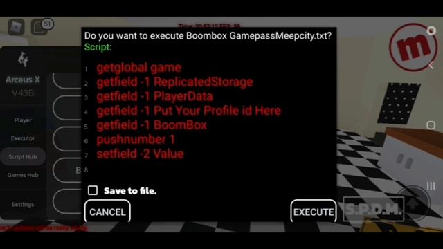 Arceus x? || Fe free no robux Meepcity boombox script #roblox смотреть онлайн