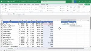 How to Calculate Range in Excel