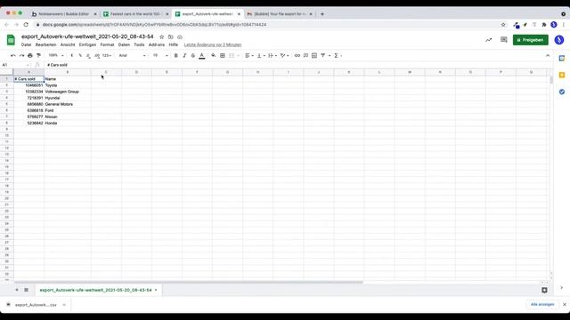 Bubble.io Tutorial - Import/Export CSV Dateien für Excel oder Google Sheets (Paid Plan) (Deutsch) смотреть онлайн