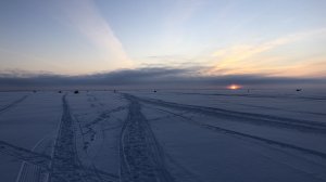 Зимняя рыбалка на оз. Ильмень. Мороз и солнце; день чудесный!