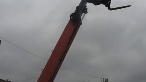 Демонстрация работы телескопического погрузчика  Manitou 1435HSLT
