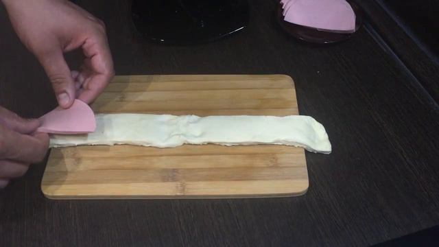розочки из слоеного теста  быстро вкусно