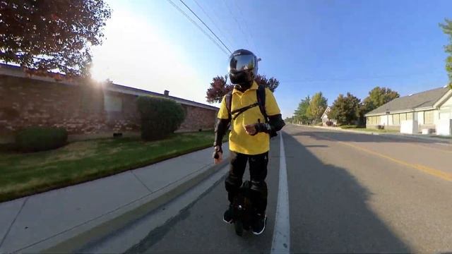 KS16X electric unicycle ride to Carson City RC Club Airfield - Part 3. смотреть онлайн